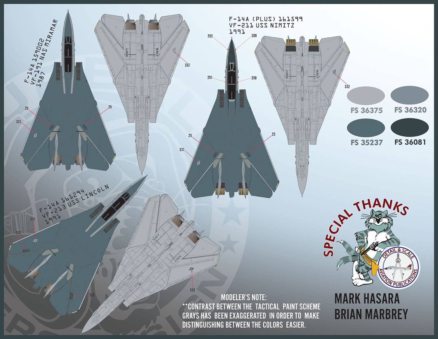 1/48 ꥫ F-14ȥ७å 顼&ޡ ѡ9"ӥCAG"