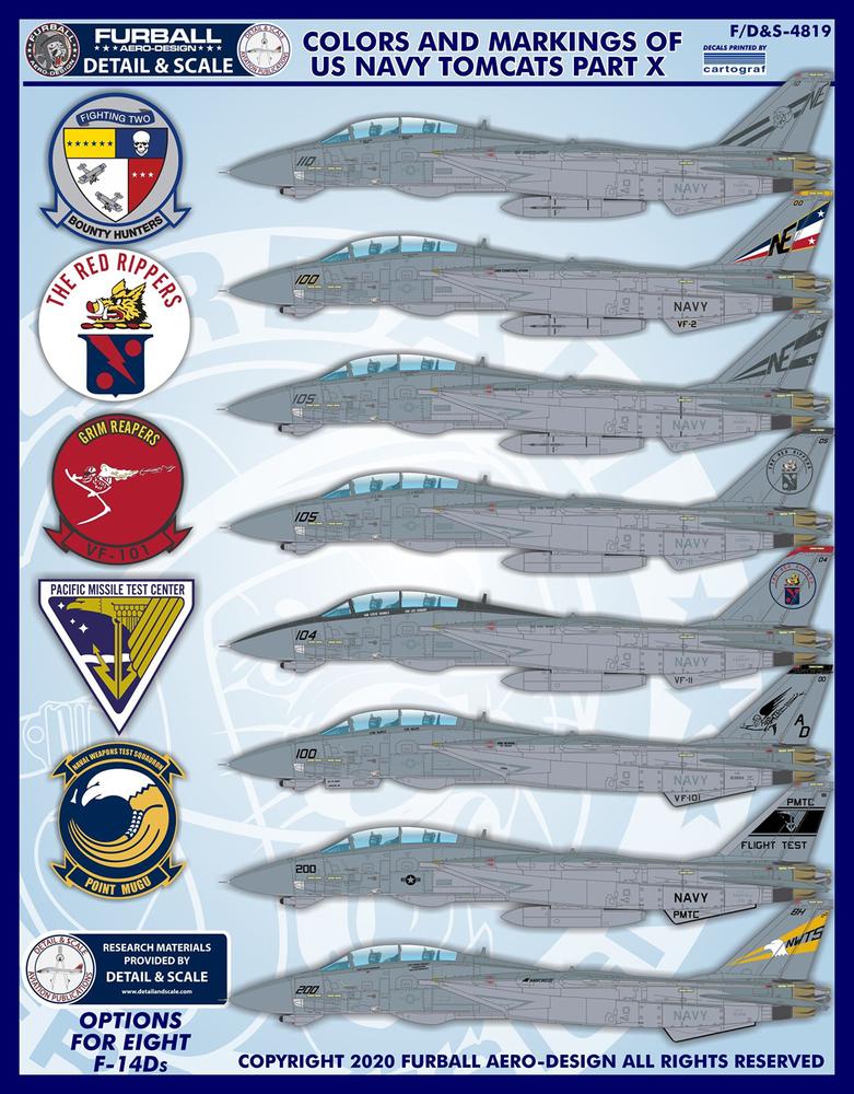 1/48 ꥫ F-14ȥ७å 顼&ޡ ѡ10 "F-14D" - ɥĤ