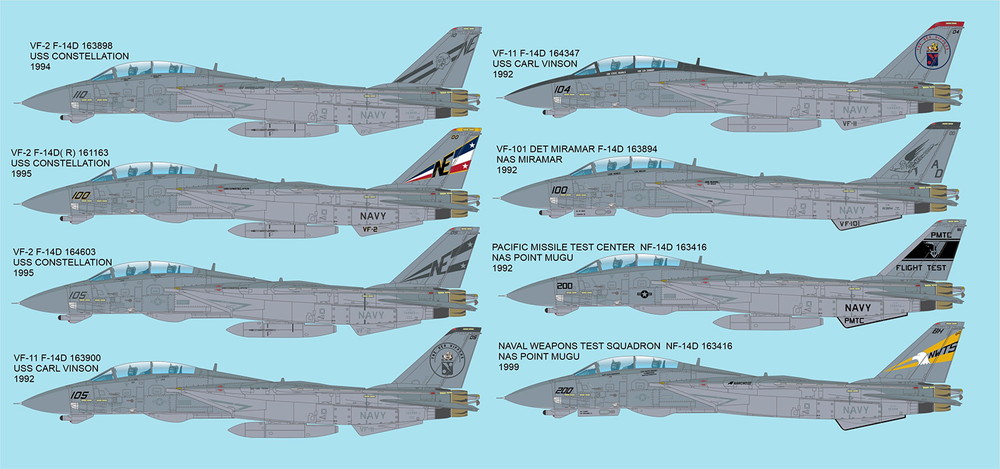 1/48 ꥫ F-14ȥ७å 顼&ޡ ѡ10 "F-14D" - ɥĤ