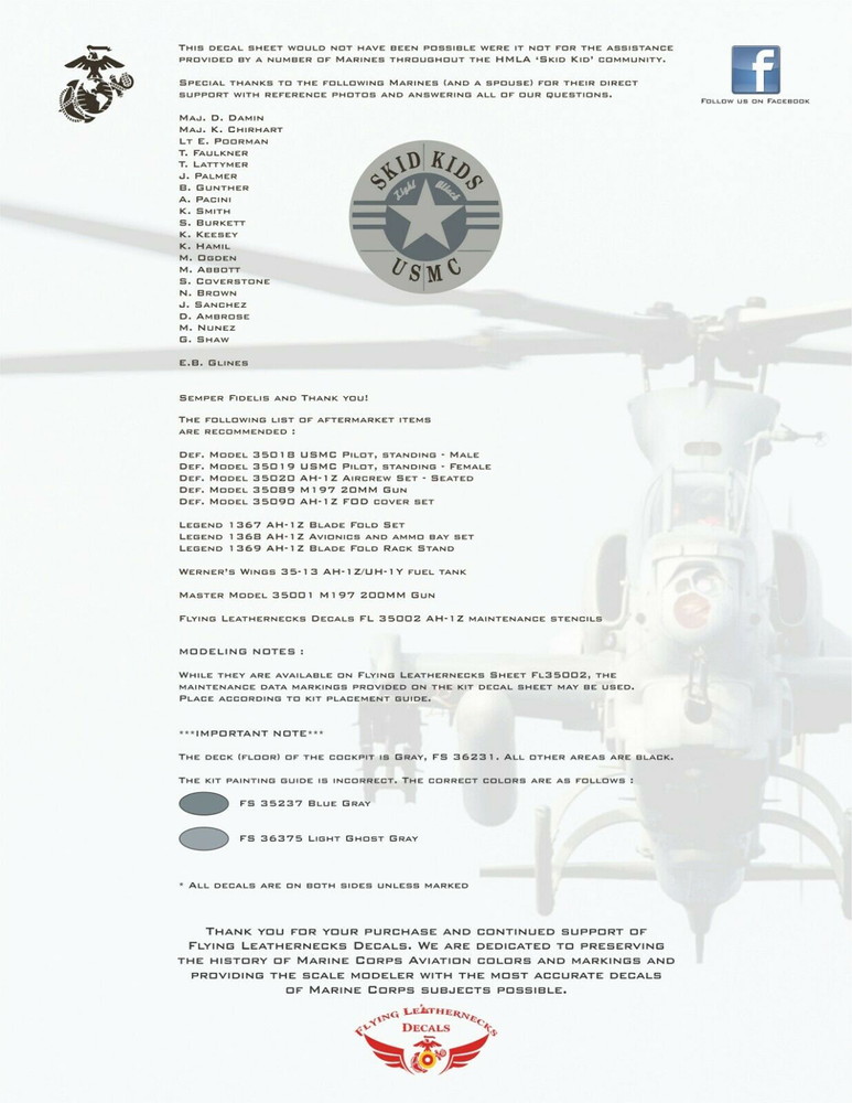 ե饤󥰥쥶ͥå1/35 "ޥ꡼󡦥åɡå롼" ꥫʼ AH-1Z ǥ륻å - ɥĤ