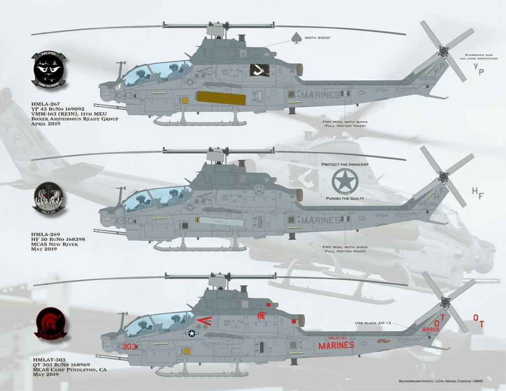 ե饤󥰥쥶ͥå1/35 "ޥ꡼󡦥åɡå롼" ꥫʼ AH-1Z ǥ륻å