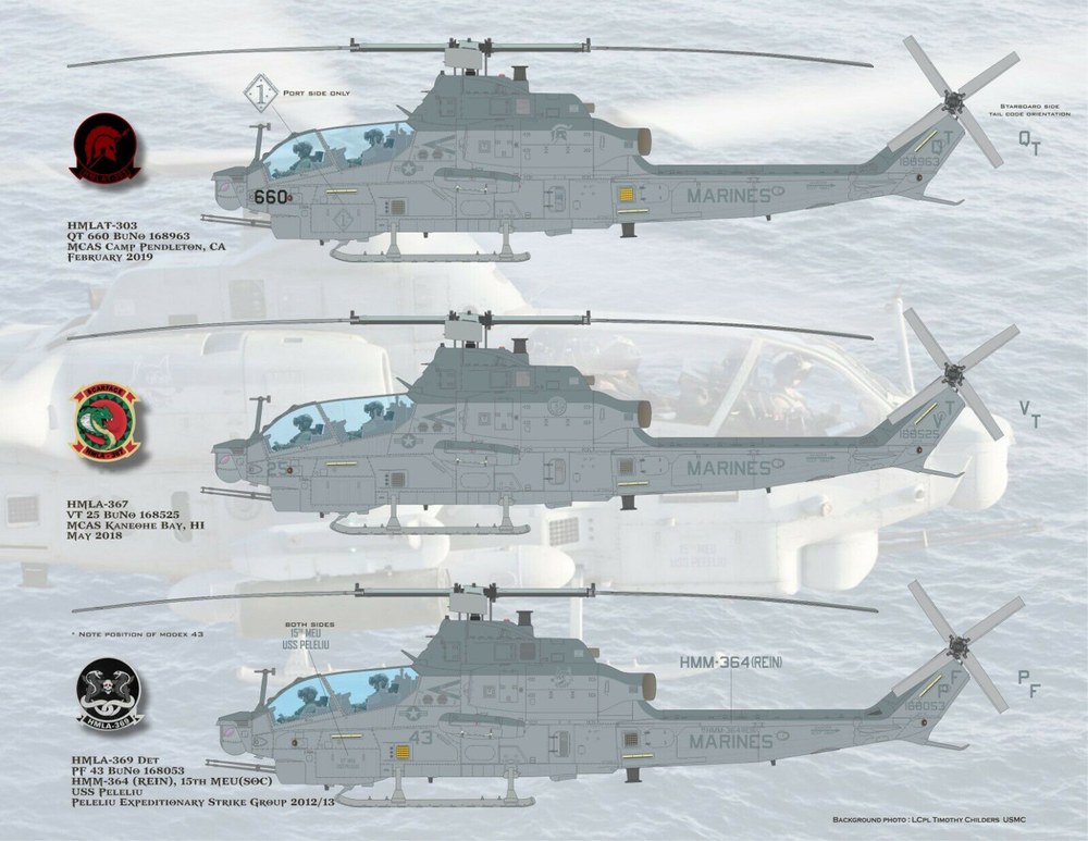 ե饤󥰥쥶ͥå1/35 "ޥ꡼󡦥åɡå롼" ꥫʼ AH-1Z ǥ륻å