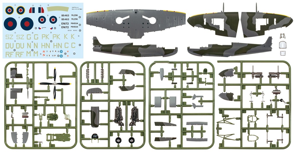 Ftoys 1/72 FULL ACTION KIT Vol.5 SPITFIRE Mk.IX