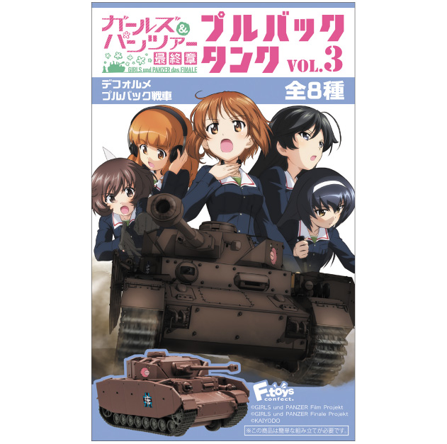 F-toys Deformed Pullback Tanks Series Vol.3