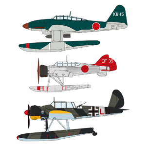 F-toys 1/144 WING KIT COLLECTION 17 WW2 FLOATPLANES