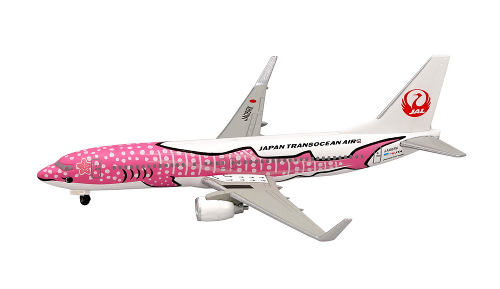 Boeing 737-400 JA8939 F-toys 1/500 JAL Wing Collection 5-1 Whale Shark JET 