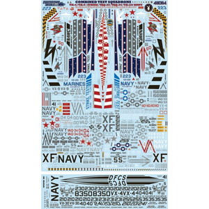 ファイタータウンデカール 1/48　アメリカ海軍テストスコードロン　マーキングセット