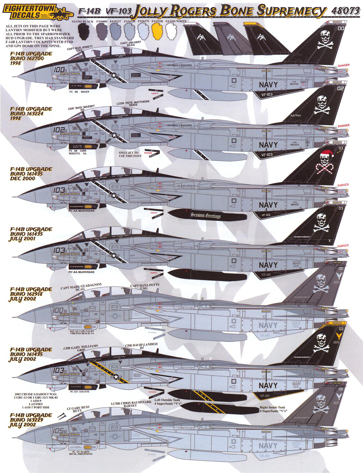 եǥ롡1/48 ꥫ F-14Bȥ७åVF-103 ꡼㡼 ǥ륻å - ɥĤ