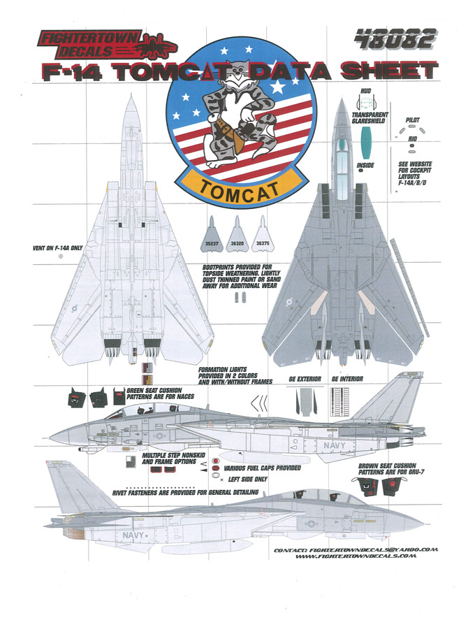 եǥ롡 1/48 ꥫ1/48 F-14A/B/Dȥ७å ǡݥ - ɥĤ