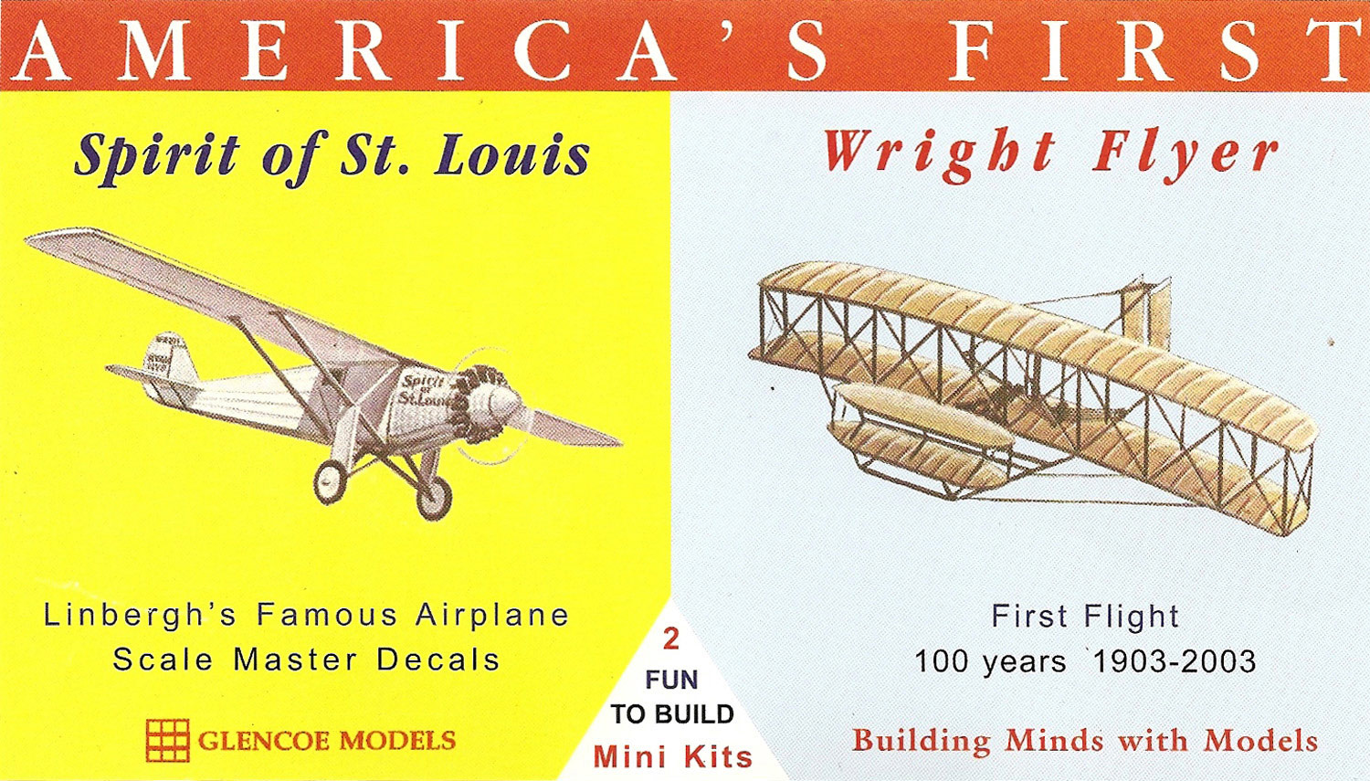グレンコモデル アメリカ航空史セット スピリット・オブ・セントルイス 