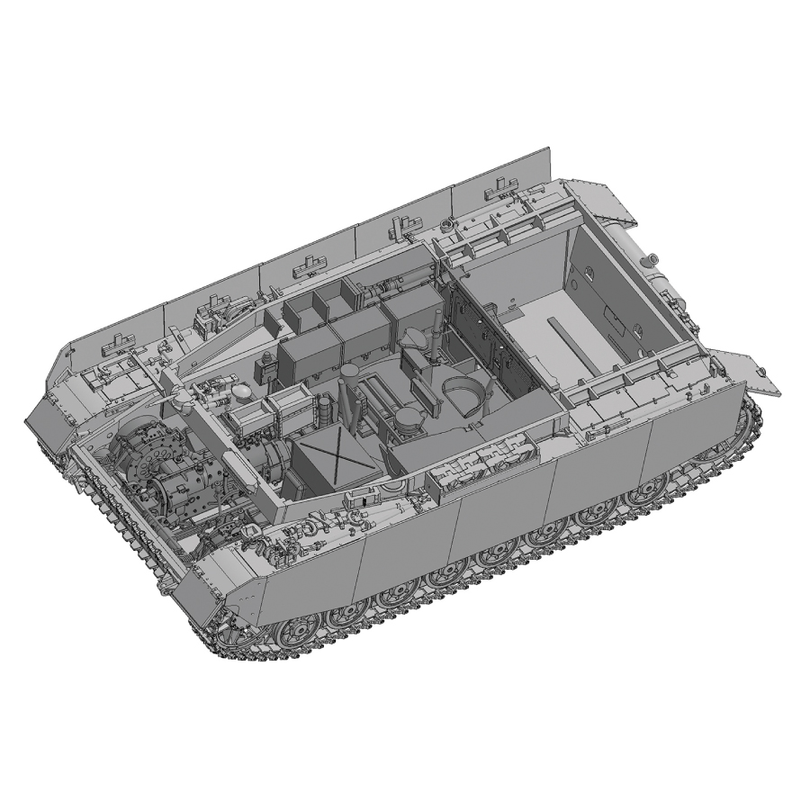 1/35 Panzer IV Ausf.H TEAM ANKOU w/Full Interior & Figure Set