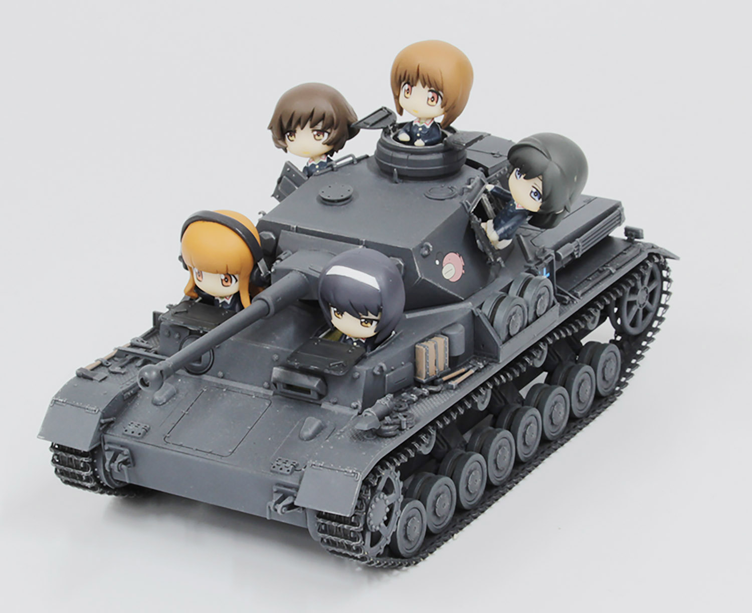 PLATZ 1/35 Pz.Kpfw.IV Ausf.D(F2 Ver.)TEAM ANKOU w/Figures