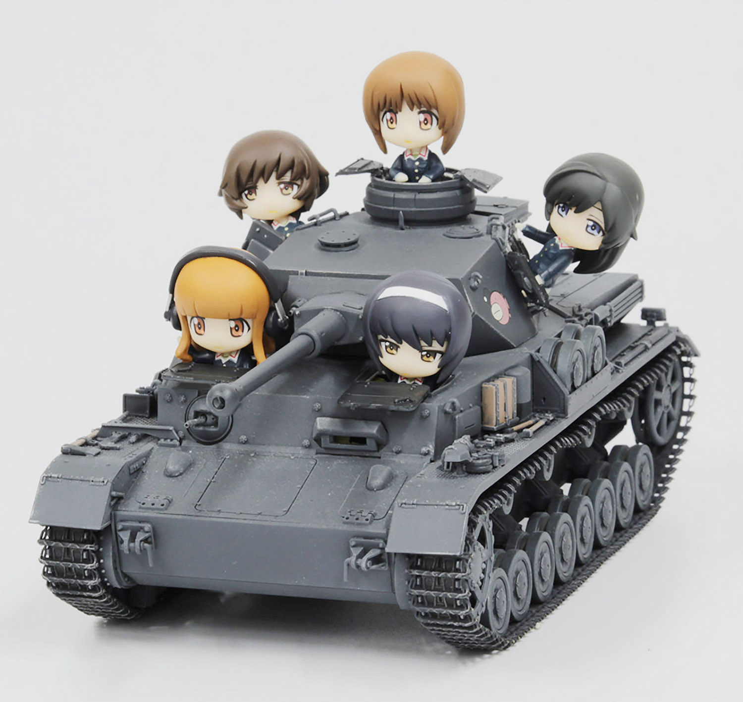 PLATZ 1/35 Pz.Kpfw.IV Ausf.D(F2 Ver.)TEAM ANKOU w/Figures