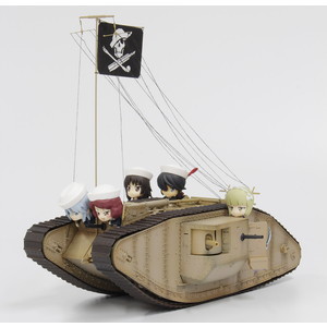 PLATZ GIRLS und PANZER 1/35 Mk.IV Team SAMESAN w/ Figures