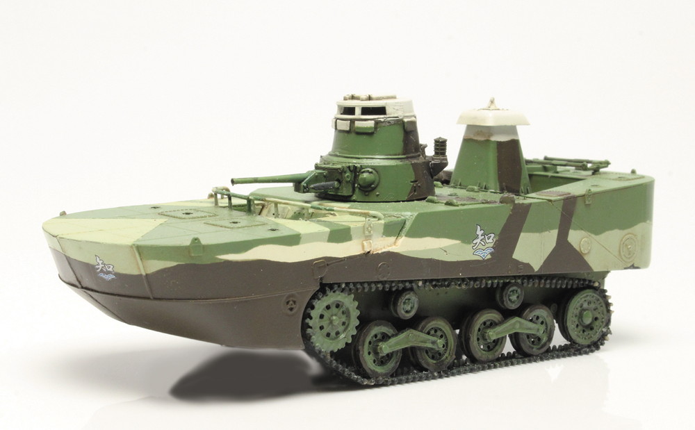 PLATZ 1/72 TYPE 2 (KA-MI) Amphibious Tank Chi-Ha-Tan Academy
