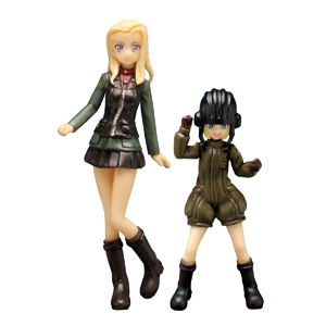 PLATZ 1/35 PURAVDA HIGH SCHOOL Katyusha&Klara Figure set