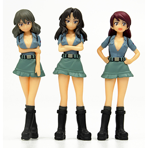 GIRLS und PANZER der FINALE 1/35 Aoshidan High School Figure Set