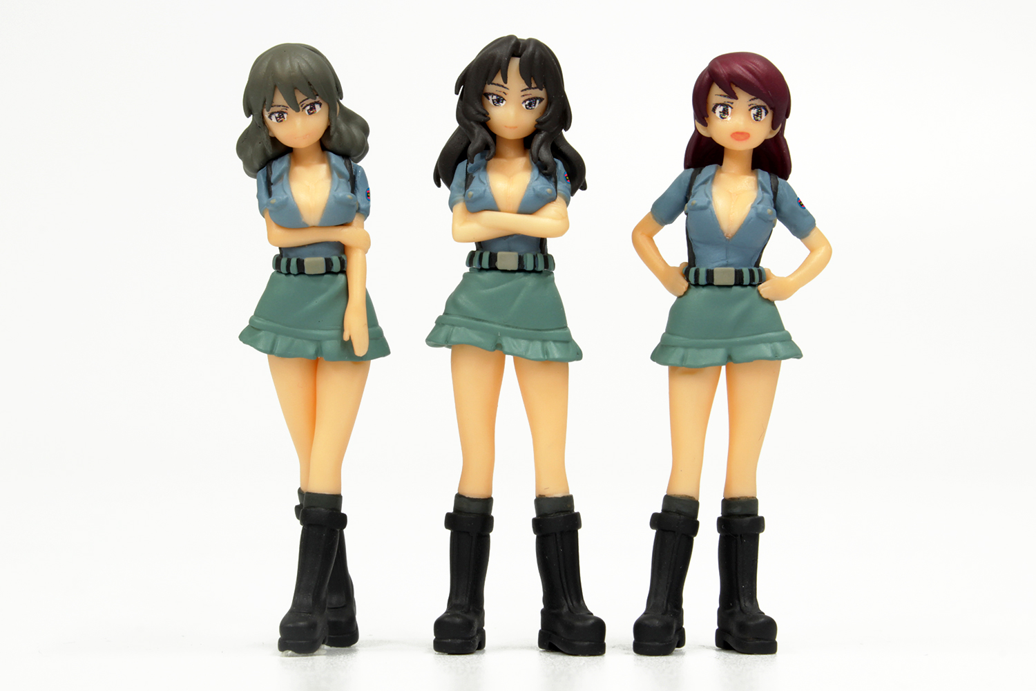 GIRLS und PANZER der FINALE 1/35 Aoshidan High School Figure Set