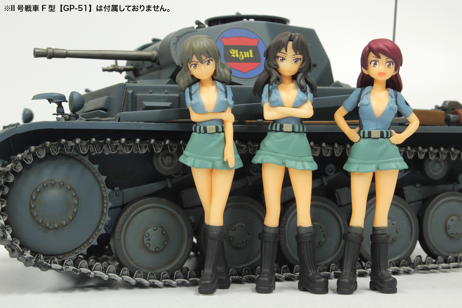 GIRLS und PANZER der FINALE 1/35 Aoshidan High School Figure Set