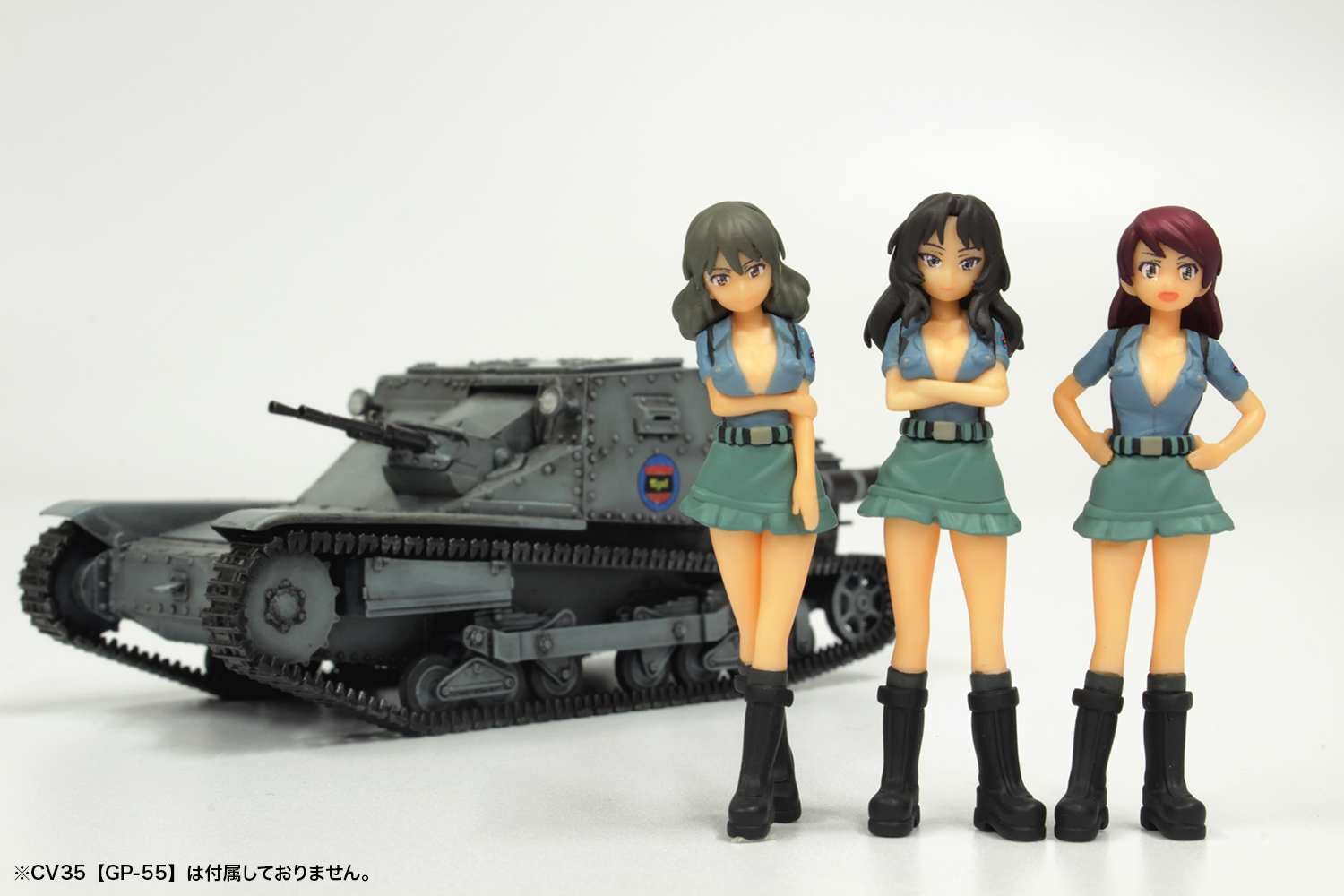 GIRLS und PANZER der FINALE 1/35 Aoshidan High School Figure Set