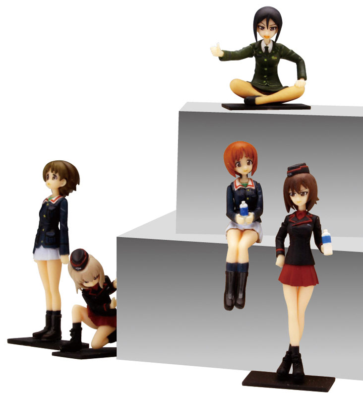 PLATZ 1/35 OOARAI & KUROMORIMINE GIRLS HIGH SCHOOL Figure Set