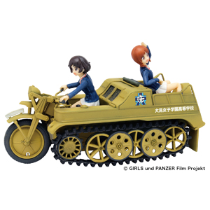 プラッツ 1/35 ガールズ＆パンツァー 劇場版 みほと優花里の