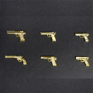 PLATZ 1/12 Realistic Handgun(GOLD ver)