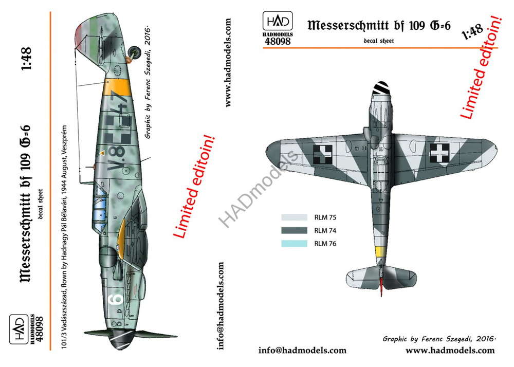HADǥ 1/48 åߥå Bf109 G-6 ϥ󥬥꡼ ǥ
