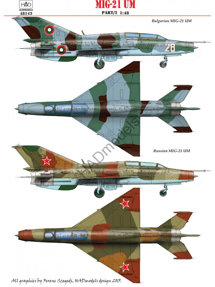 HADǥ 1/48 MiG-21 UM ǥ Part.2
