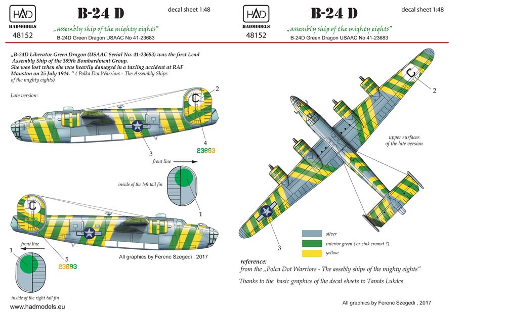 HADǥ 1/48 WW.II ꥫΦ B-24D ꡼ɥ饴ѥǥ - ɥĤ