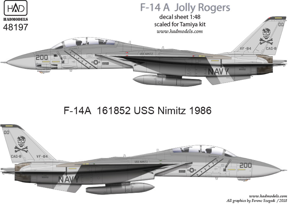 HADǥ 1/48 ꥫ F-14Aȥ७å VF-84 ꡼㡼 200 ӥǥ