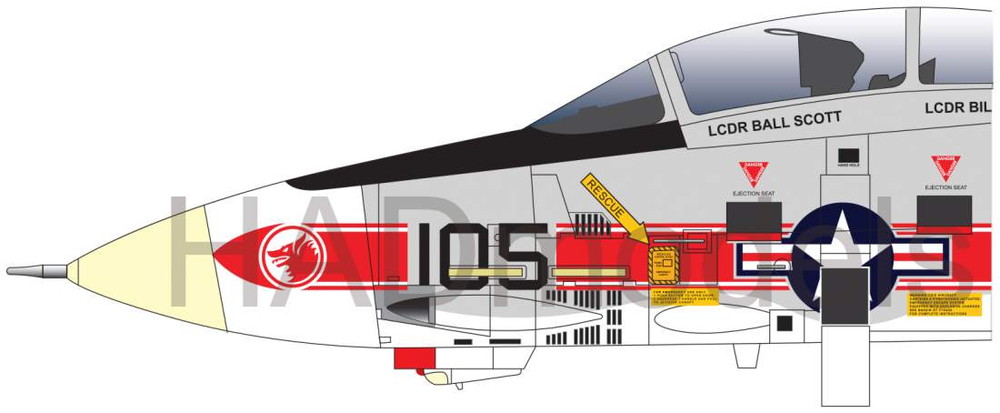 HADǥ1/48 ꥫ F-14A VF-1 եѥå ǥ - ɥĤ