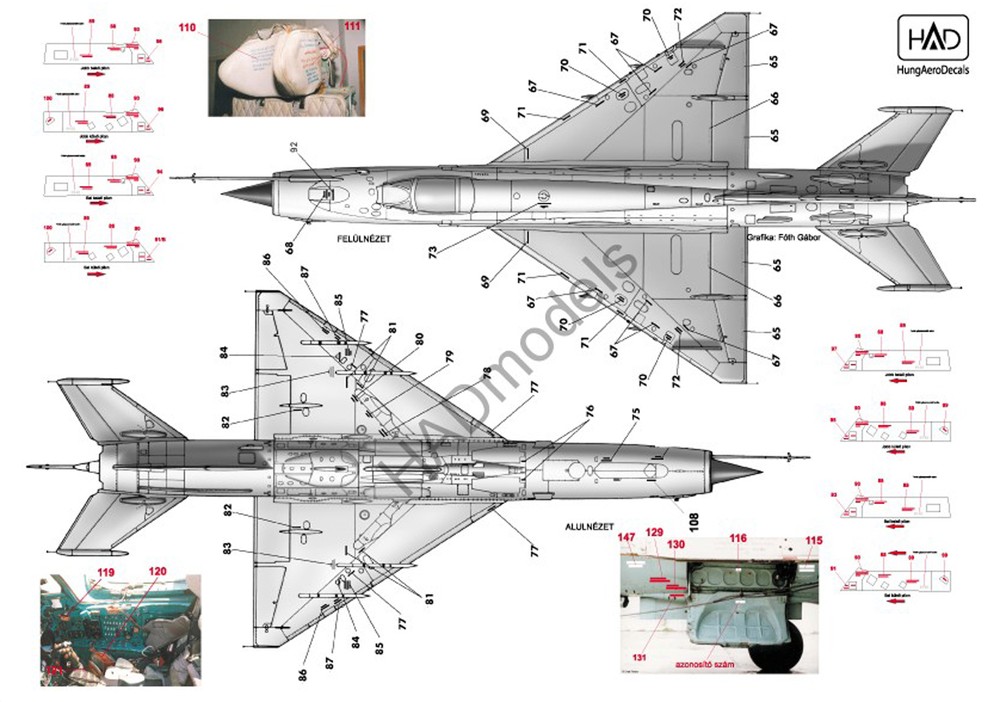 HADǥ 1/72 Mig-21 MF/UM/BIS ǡǥ