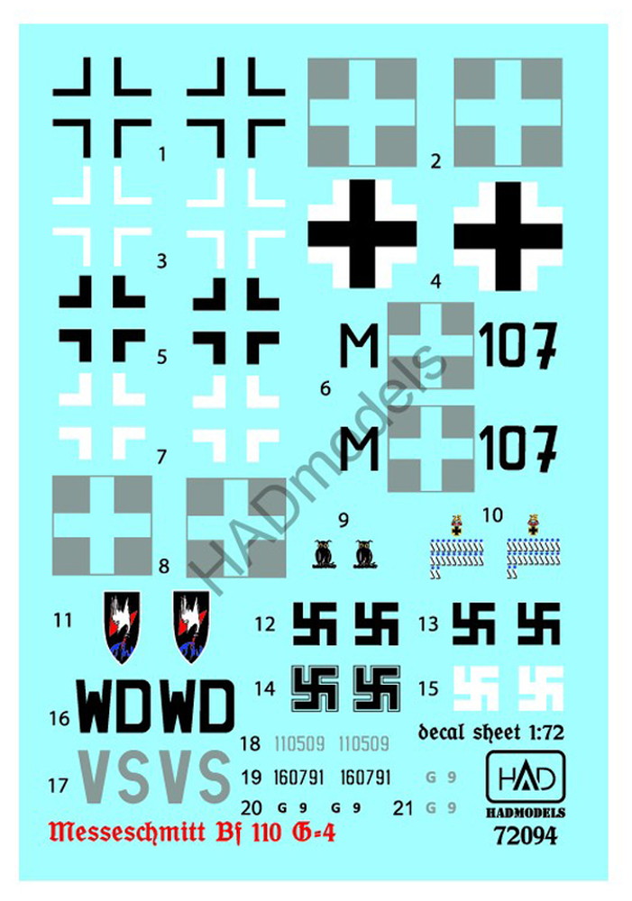 HADǥ 1/72 WW.II åߥå Bf110 G-4 ϥ󥬥꡼/ɥĶ ǥ