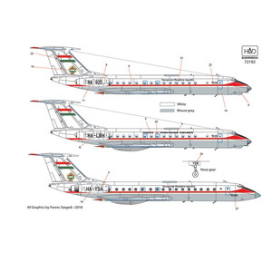HADǥ 1/72 Tu-134/Tu134A ϥ󥬥꡼ѵѥǥ