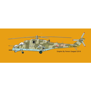 HADモデル 1/72 ハンガリー軍 Mi-24D/V/P 用デカール