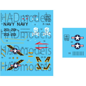 HADǥ 1/72 ꥫ F-14Aȥ७å VF-84 ꡼㡼 201 ǥ