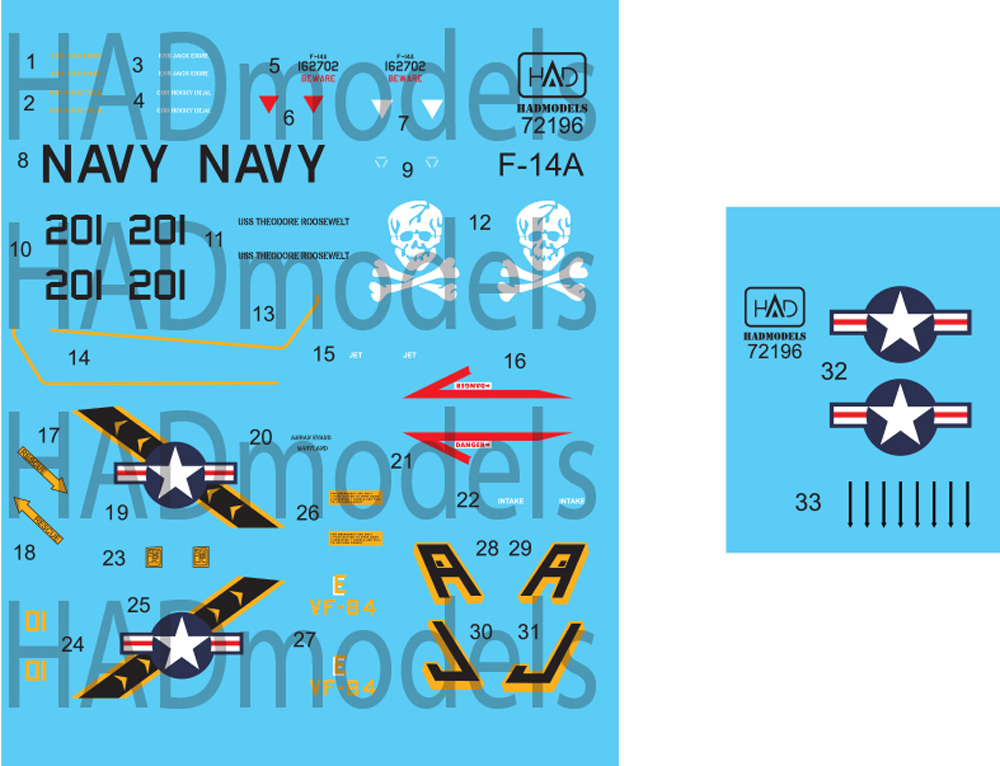 HADǥ 1/72 ꥫ F-14Aȥ७å VF-84 ꡼㡼 201 ǥ - ɥĤ