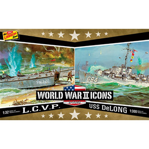 ɥС WW.II ꥫ 1/32 Φѽ L.C.V.P.& 1/300 U.S.S.ǡ