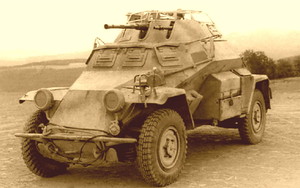 1/56 WW.II ドイツ軍 Sd.Kfz.222-223 4輪装甲偵察車