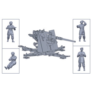  1/56 WW.II ɥķ 8.8cm Flak37 w/ˤʼ