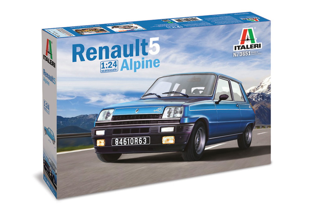 プラッツ イタレリ 1/24 ルノー5 フル開閉化 - 完成品