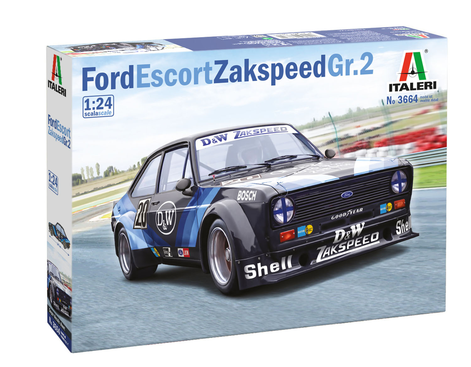 1/24 フォード・エスコート ザクスピード Gr.2(日本語説明書付属