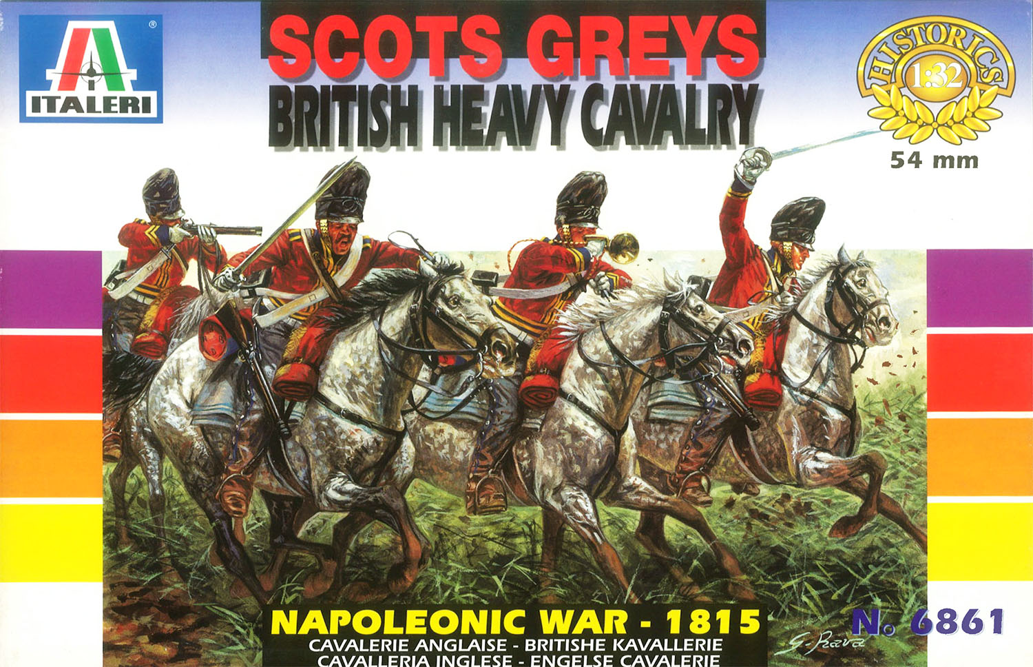 1/32 ナポレオン戦争 イギリス重騎兵 "スコットグレイ"