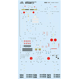 PLATZ 1/48 JASDF F-2A Stencils Decal