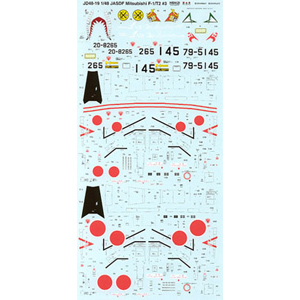 PLATZ 1/48 JASDF F-1/T-2 #3 Decal