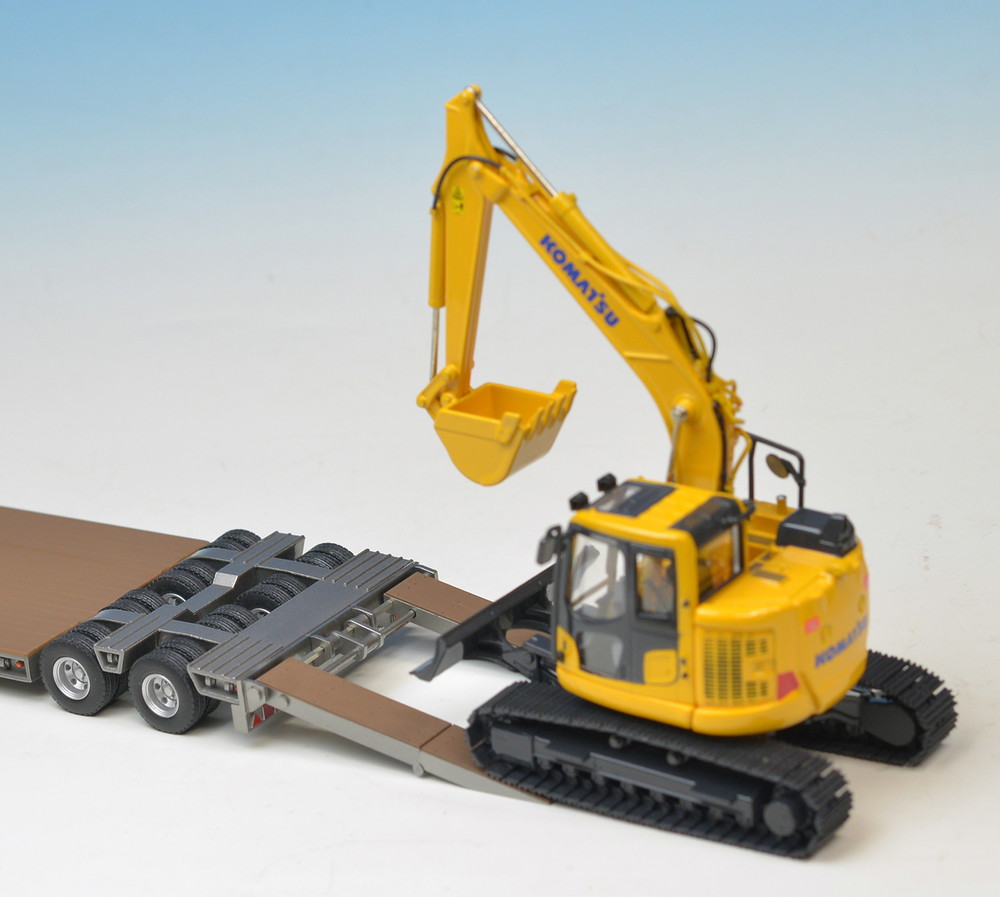 プラッツ/ケンクラフト 1/50 16輪 中低床重量物運搬用トレーラ