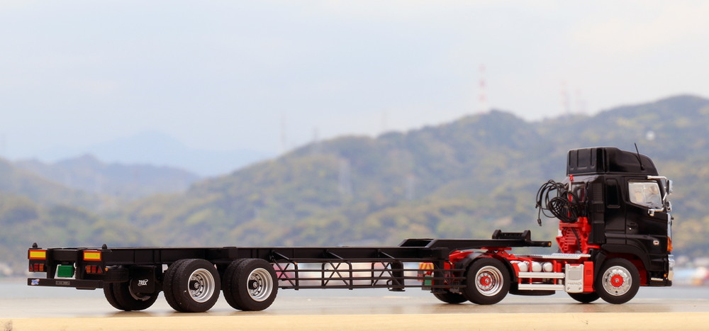 PLATZ/KEN KRAFT 1/50 NIPPON TREX SEMI-TRAILER (Black)