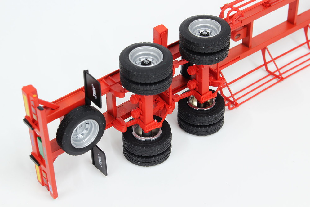 PLATZ/KEN KRAFT 1/50 NIPPON TREX SEMI-TRAILER (Red)