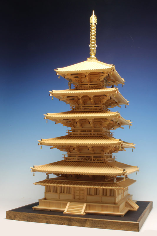 【2024福袋】 小林工芸 55,000円 - [KOB7-4] (檜造り) 薬師寺西塔 1/70 建築物